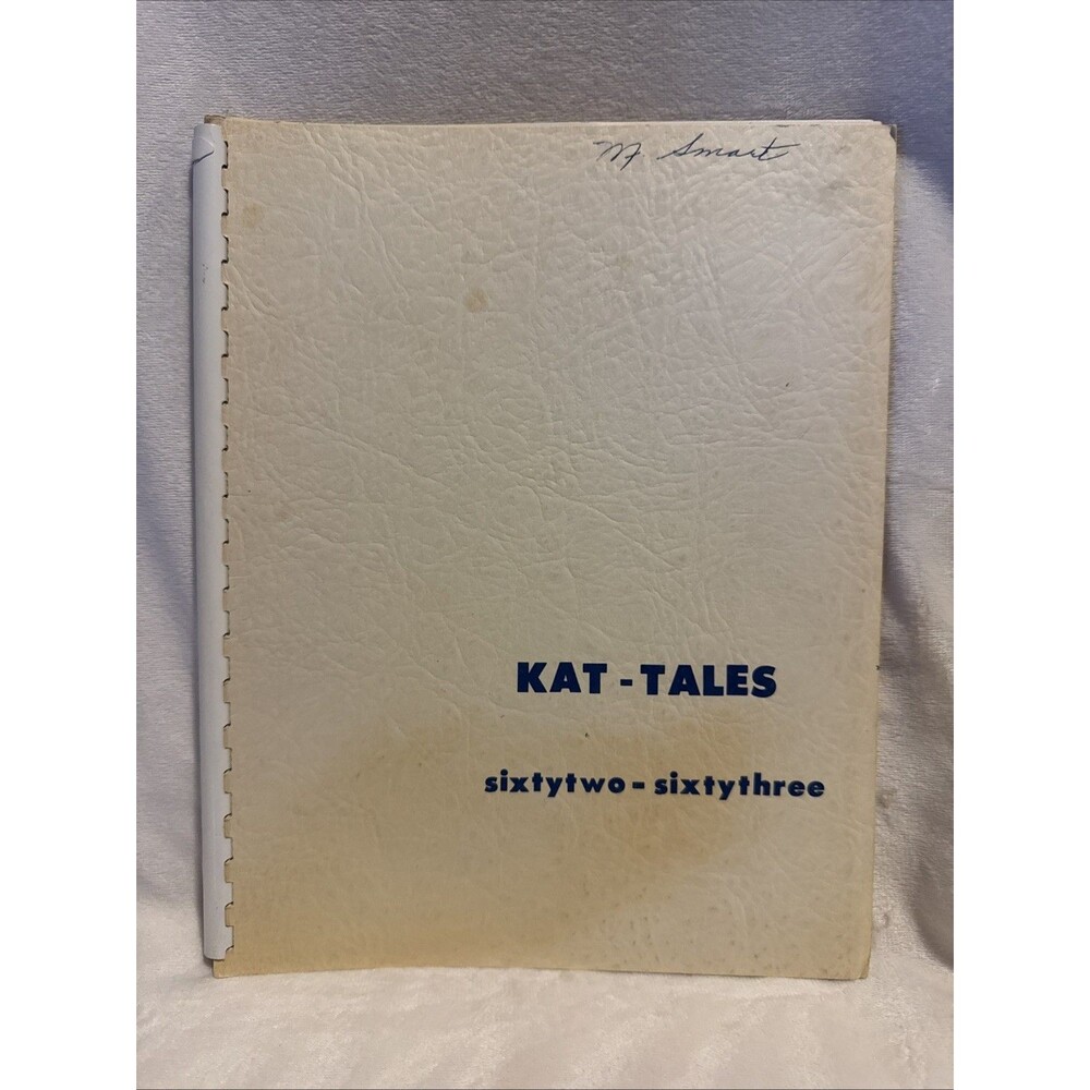 Vintage Kat Tales 1962-63 sixtytwo Yearbook South Junior High School Ogden Utah